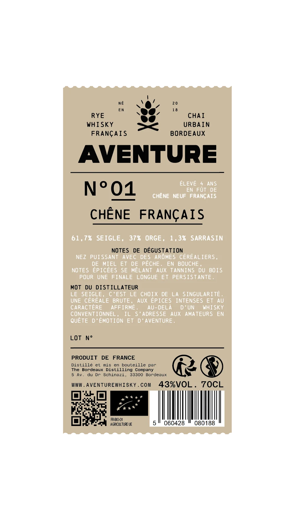 Nº01 CHÊNE FRANÇAIS 4 ANS