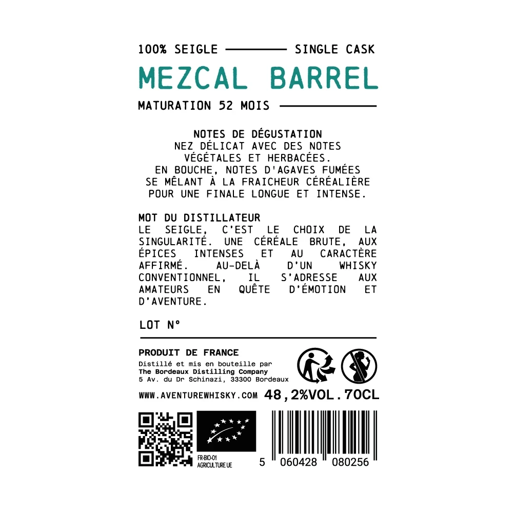 Single Cask Ex Mezcal