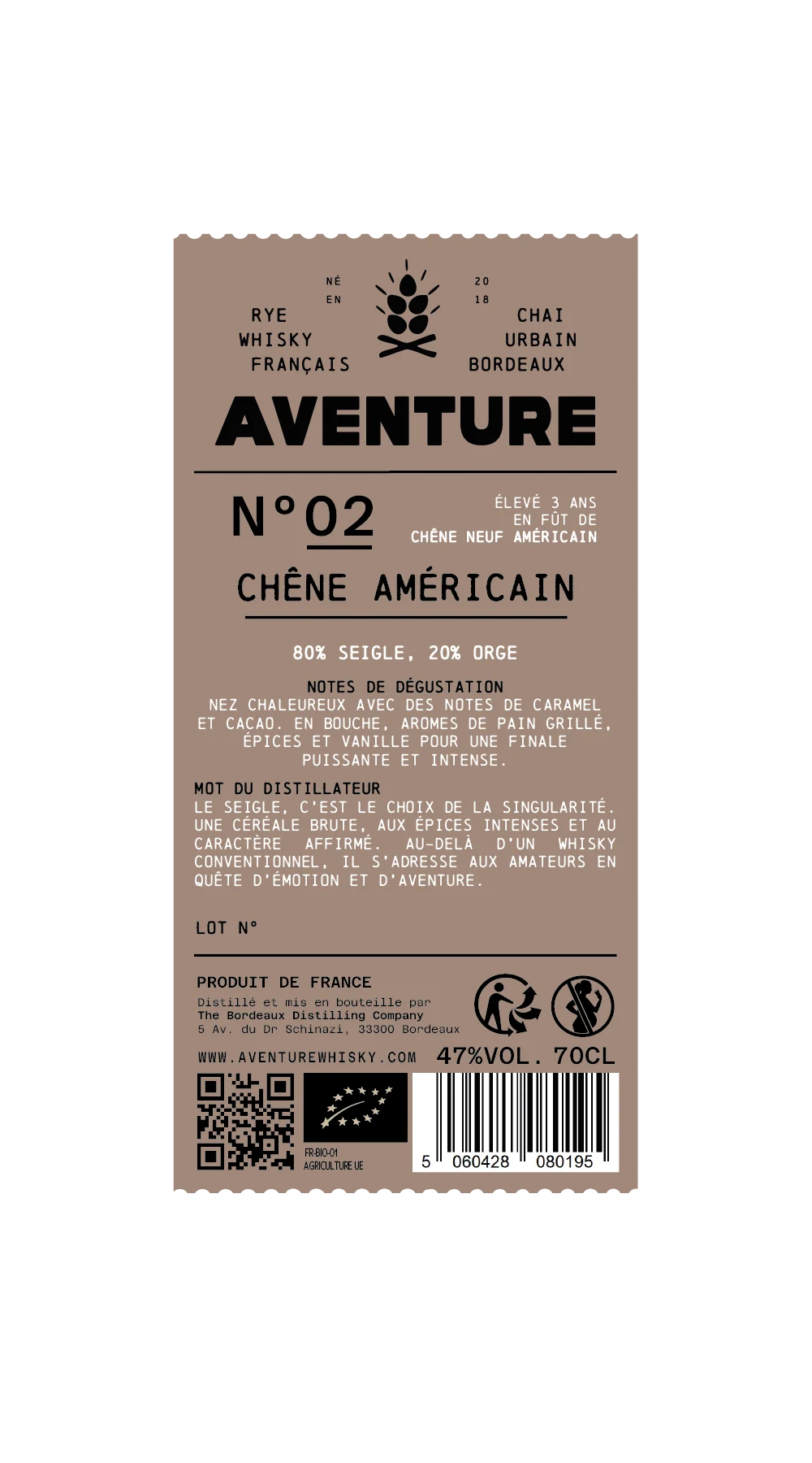 Nº02 CHÊNE AMÉRICAIN 3 ANS