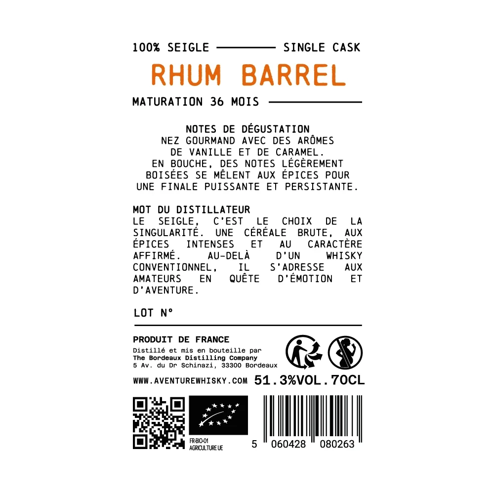 Single Cask Ex Rhum